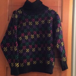 Colorful patterned sweater